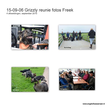 Grizzly Reunie met mooie foto's van Freek, (baasje vsn Gin)